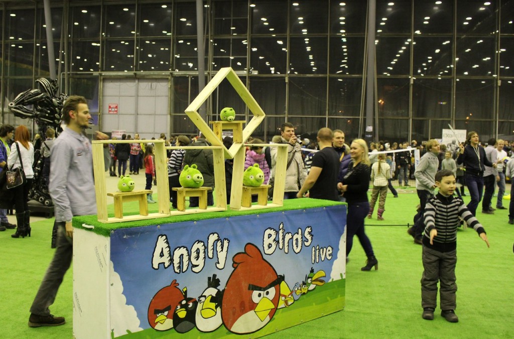 Angry Birds живьем