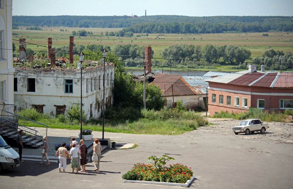 Касимов, вид на реку с Соборной площади